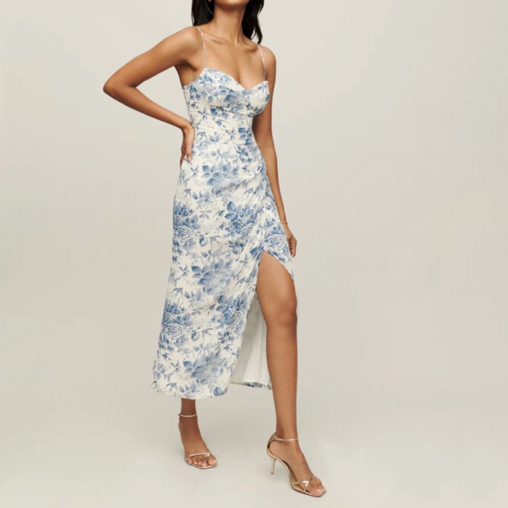 Reformation Kourtney Pompadour Dress